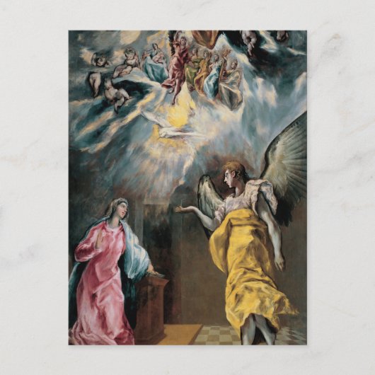 Carte Postale L'Annonciation par El Greco (Devant)