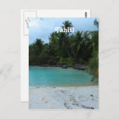 Carte Postale L'anse de Tahiti (Devant / Derrière)