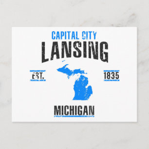 Carte Postale Lansing