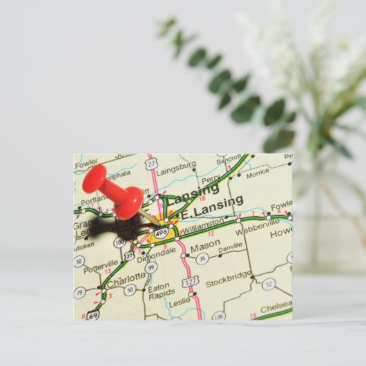 Carte Postale Lansing (Debout devant)