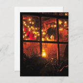 Carte Postale Lanterne à la nuit (Devant / Derrière)