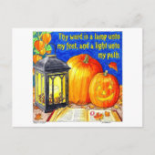 Carte Postale Lanterne à mes pieds (Devant)