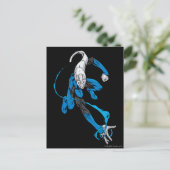 Carte Postale Lanterne bleue 7 (Debout devant)