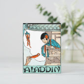 Carte Postale Lanterne magique Vintage Aladdin (Debout devant)