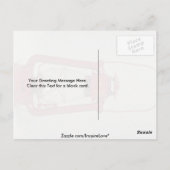 Carte Postale Lanterne unique (Dos)