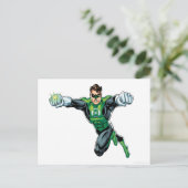 Carte Postale Lanterne Verte - Bande dessinée, Regard sur l'aven (Debout devant)