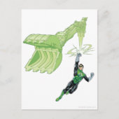 Carte Postale Lanterne verte - Comic, avec machine (Devant)