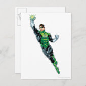 Carte Postale Lanterne verte - comique, volant (Devant / Derrière)