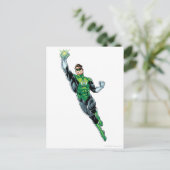 Carte Postale Lanterne verte - comique, volant (Debout devant)