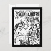 Carte Postale Lanterne verte contre l'Assistant des Odds, Noir e (Devant / Derrière)