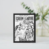 Carte Postale Lanterne verte contre l'Assistant des Odds, Noir e (Debout devant)