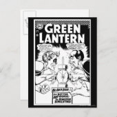 Carte Postale Lanterne verte contre Sinestro, noir et blanc (Devant / Derrière)