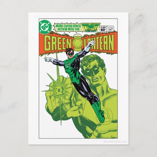 Carte Postale Lanterne verte - Couverture comique Action (Devant)