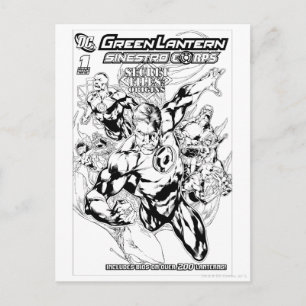 Carte Postale Lanterne verte - Couverture secrète des fichiers e