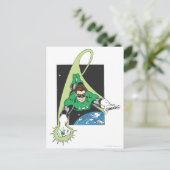 Carte Postale Lanterne verte dans l'espace (Debout devant)