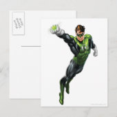 Carte Postale Lanterne Verte - Entièrement Rendu, Bras dehors (Devant / Derrière)