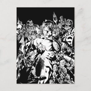 Carte Postale Lanterne verte entourée