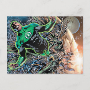 Carte Postale Lanterne verte et la lune