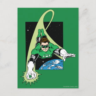 Carte Postale Lanterne verte et Terre