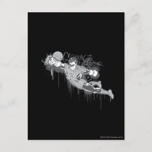 Carte Postale Lanterne verte - Innocence tordue BW (Devant)