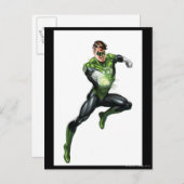 Carte Postale Lanterne Verte - Pleine Rendu, Saut (Devant / Derrière)