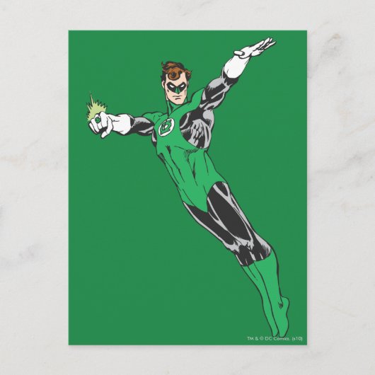 Carte Postale Lanterne verte volée vers le haut (Devant)