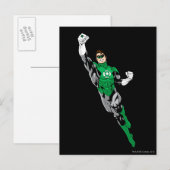 Carte Postale Lanterne verte - Voler vers le haut (Devant / Derrière)