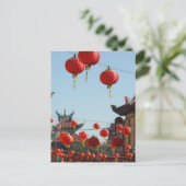 Carte Postale Lanternes à Chinatown (Debout devant)