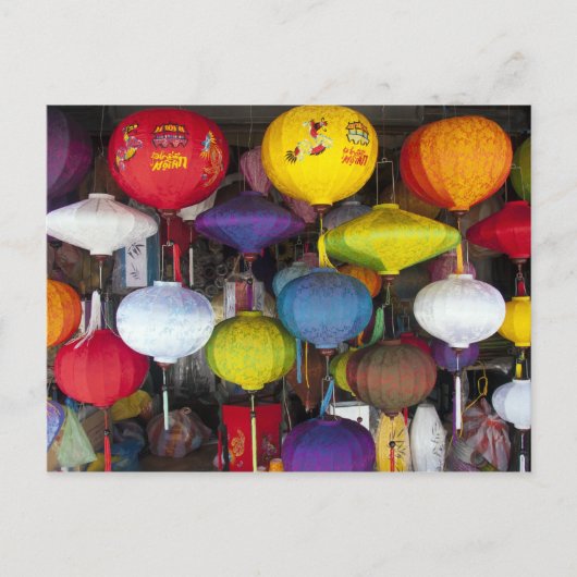 Carte Postale Lanternes à Hoi An, Vietnam (Devant)