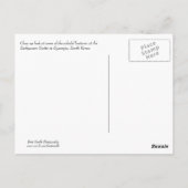 Carte Postale Lanternes (closeup) à Seokguram Grotto, Corée (Dos)