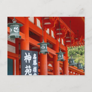 Carte Postale lanternes suspendues