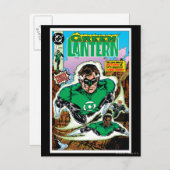 Carte Postale Lanternes vertes volantes (Devant / Derrière)