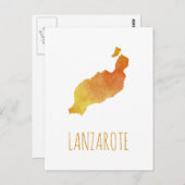Carte Postale Lanzarote (Devant / Derrière)
