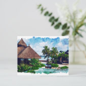 Carte Postale Lanzarote Îles Canaries Espagne Tropical (Debout devant)