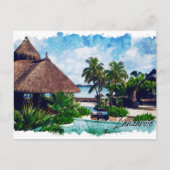 Carte Postale Lanzarote Îles Canaries Espagne Tropical (Devant)