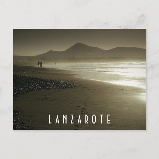 Carte postale Lanzarote - Playa de Famara (Devant)