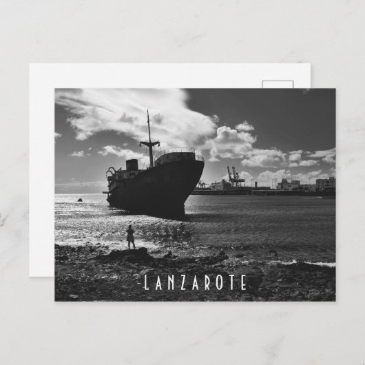 Carte postale Lanzarote - Shipwreck Telamon (Devant / Derrière)