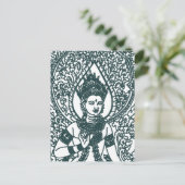 CARTE POSTALE LAO - THAÏE - CAMBODDHIST ANGEL DIEU (Debout devant)