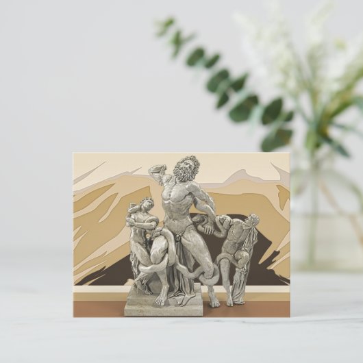 Carte Postale Laocoon et ses fils Sculpture ancienne (Debout devant)