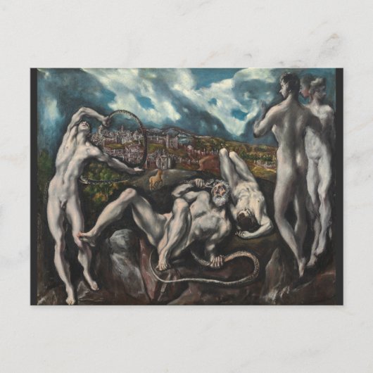 Carte Postale Laocoon par El Greco (Devant)