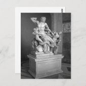 Carte Postale Laocoon Sculpture au Musée du Vatican, Rome. Pic (Devant / Derrière)