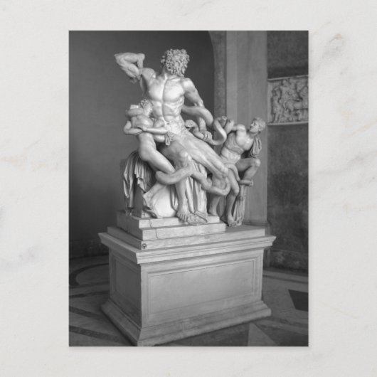 Carte Postale Laocoon Sculpture au Musée du Vatican, Rome. Pic (Devant)