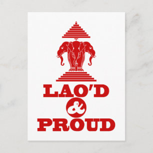 CARTE POSTALE LAO'D ET FIER
