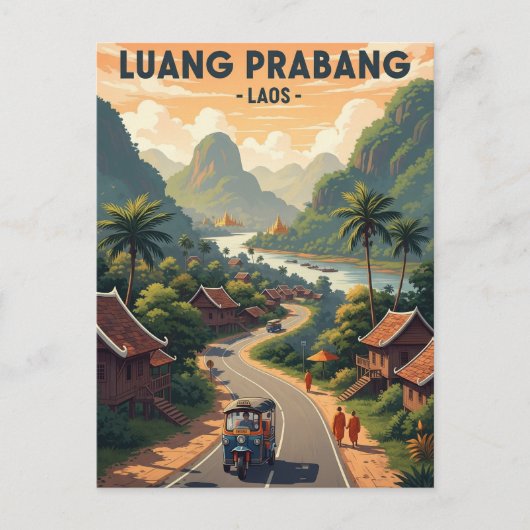 Carte Postale Laos Luang Prabang (Devant)
