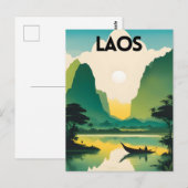 Carte Postale Laos Travel (Devant / Derrière)