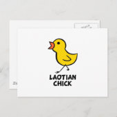 Carte Postale Laotien Chick (Devant / Derrière)