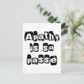 Carte Postale L'Apathie Est Si Passée (Debout devant)