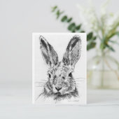 Carte Postale Lapin (Debout devant)