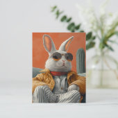 Carte Postale Lapin (Debout devant)