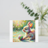 Carte Postale Lapin (Debout devant)